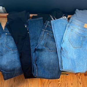 Lot of 4 H&M maternity skinny jeans